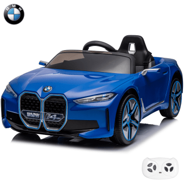 BMW i4 Elektrické Dětské Auto 12 Voltů s Dálkovým Ovládáním - Modré