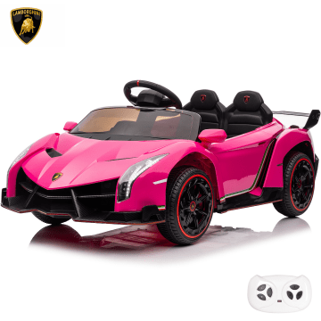 Lamborghini Veneno elektrické dětské auto růžové