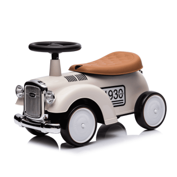 Klasické Dětské Auto na Šlapání 1930 - Bílé