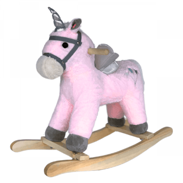 Houpací Kůň BergHOFF Unicorn pro děti (malý) - Růžová