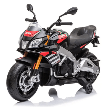 Aprilia Tuono Elektrický Dětský Motocykl Černý