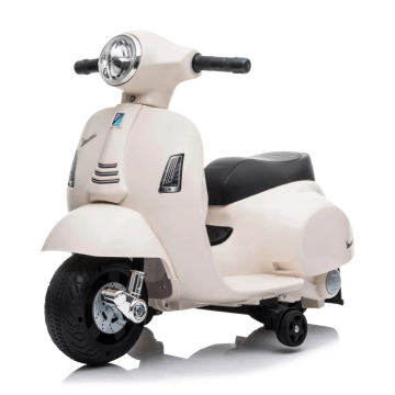 Mini Vespa Elektrická Dětská Skútr Bílá - Přináší pocit odvahy a dobrodružství