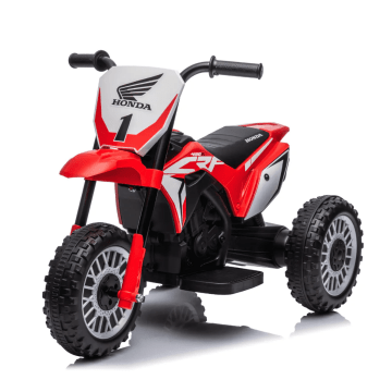 Elektrický dětský motocykl Honda CRF450 6V - Červený