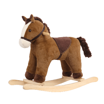 Houpací Kůň BergHOFF pro děti (malý) - Hnědá